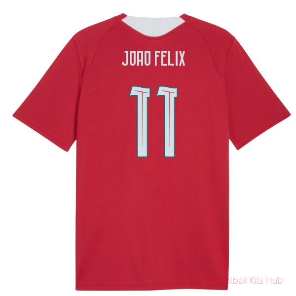 2026-2027 Portugal Training Jersey (Red) (Joao Felix 11)