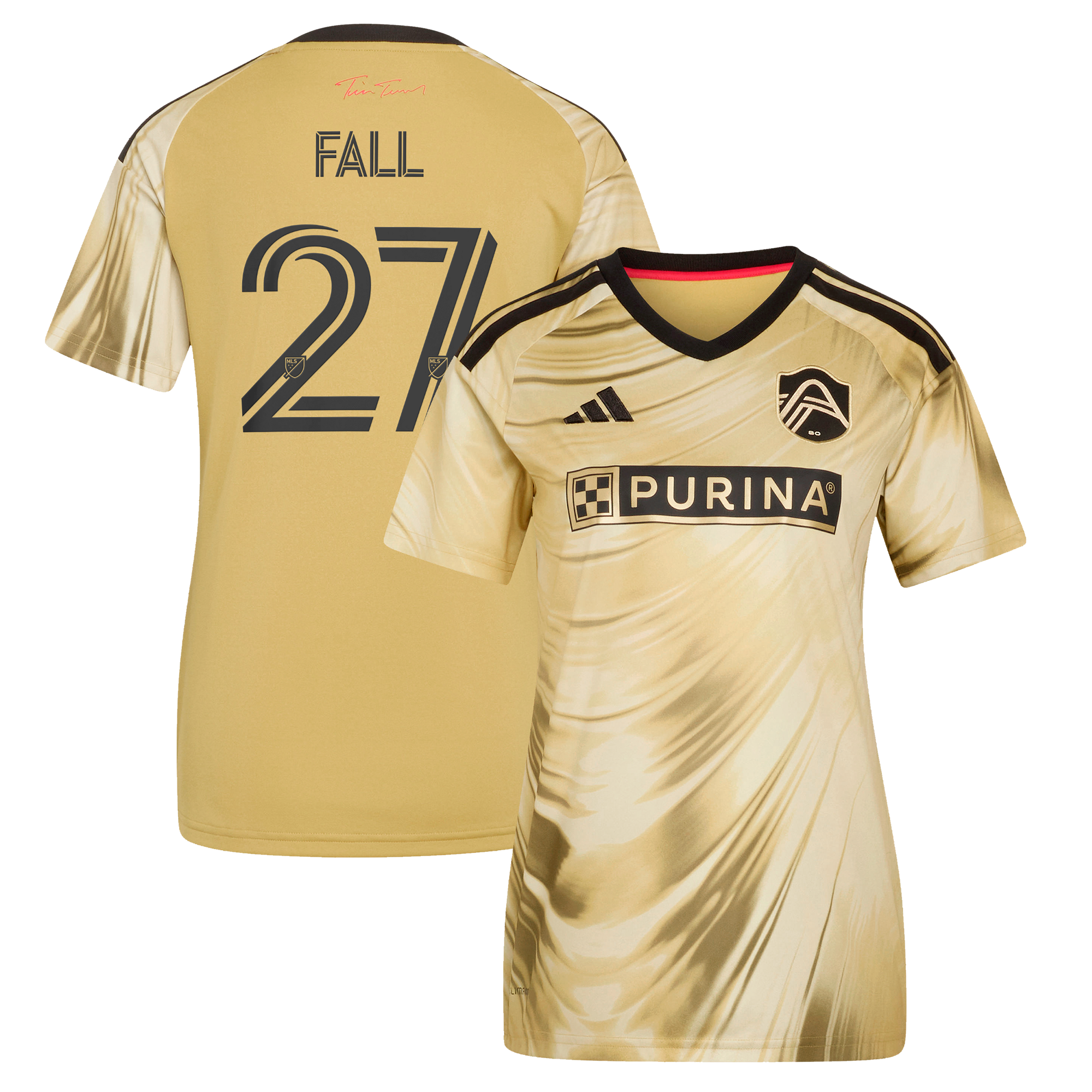 [SJH] Fallou Fall St. Louis CITY SC Women's 2026 The Tina Turner Kit Replica Jersey - Yellow