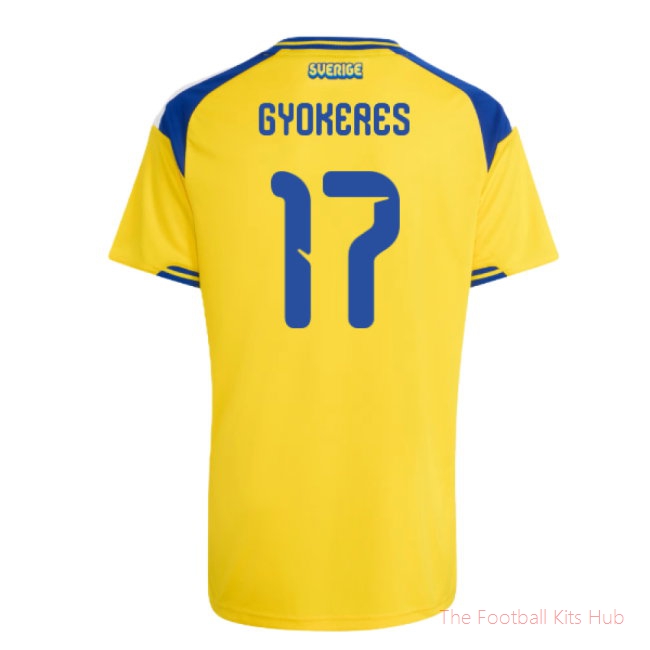 2026-2027 Sweden Home Shirt (Kids) (Gyokeres 17)