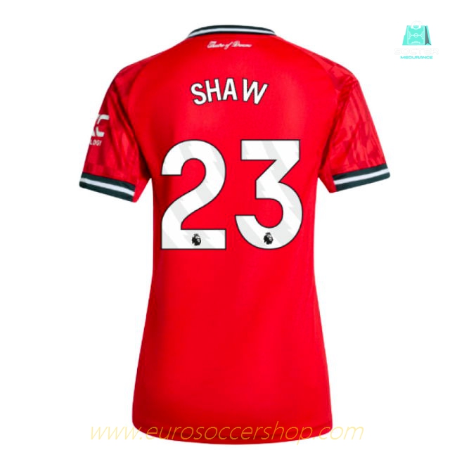 2025-2026 Man Utd Home Shirt (Womens) (Shaw 23)
