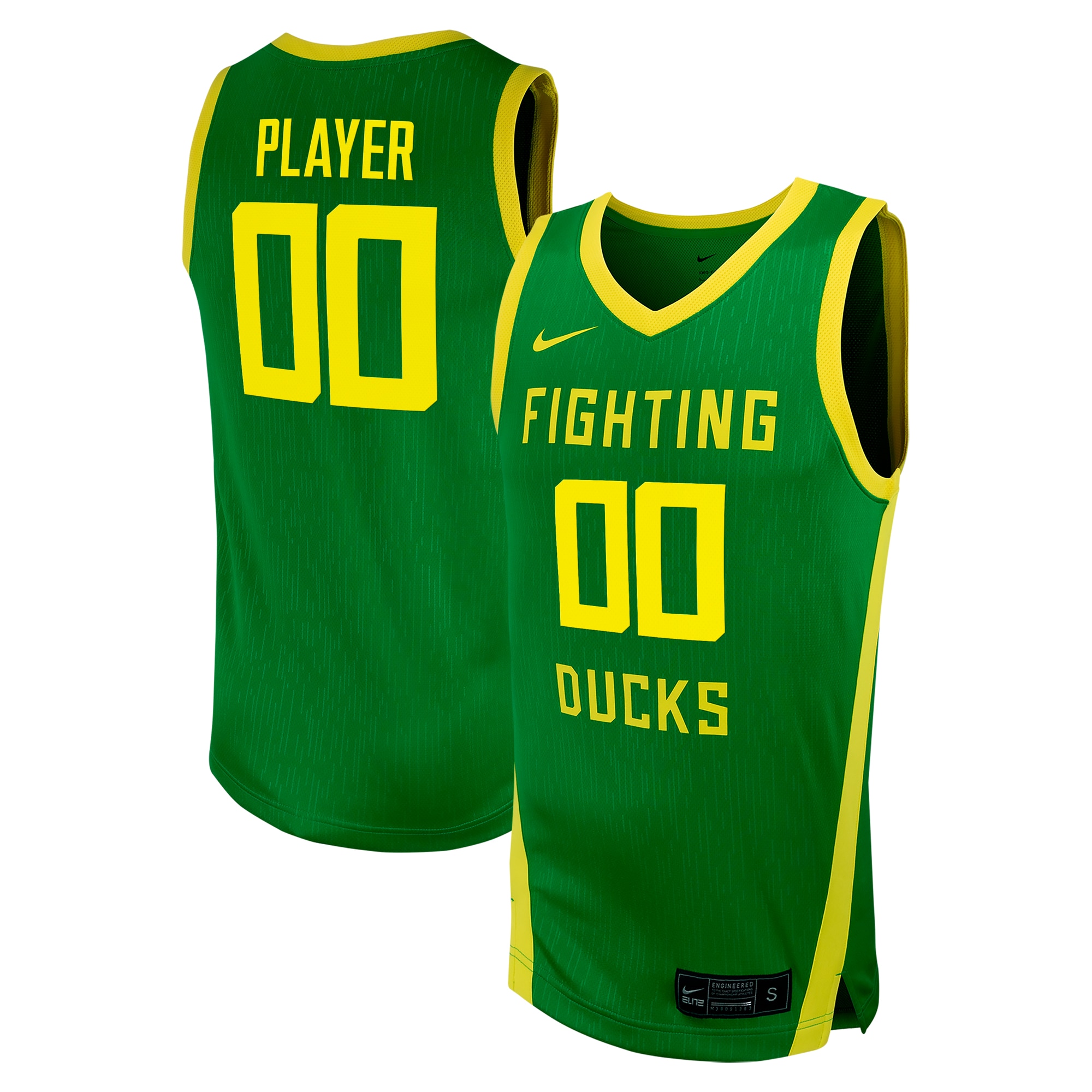 [NJP] Oregon Ducks NIL Pick-A-Player Men's Basketball Replica Jersey - Green