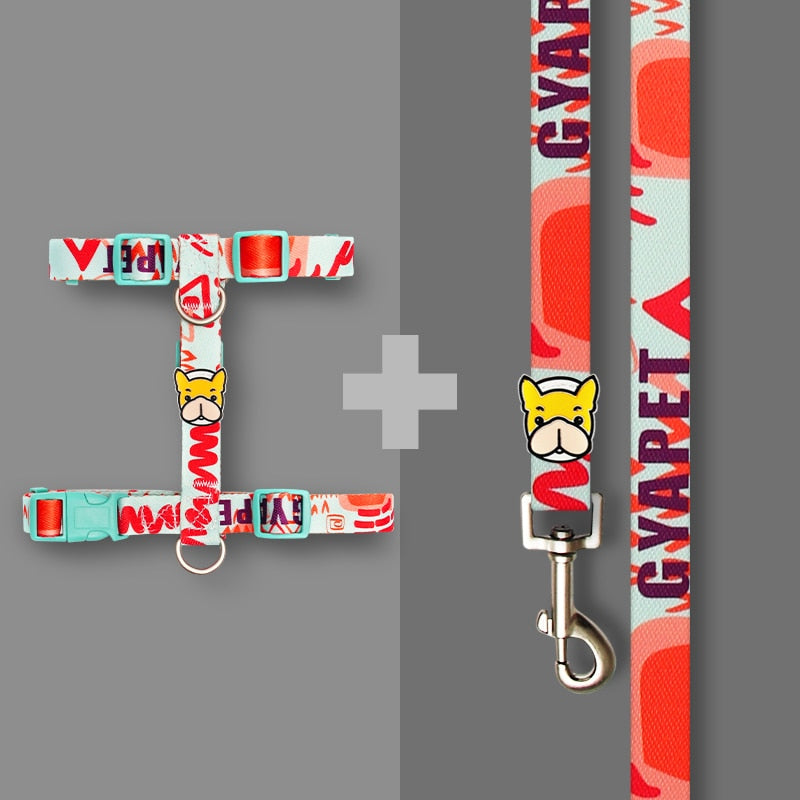 No Pull Fashion Harness And Leash Set (ws0423) Winter Wear | Comfort Fit