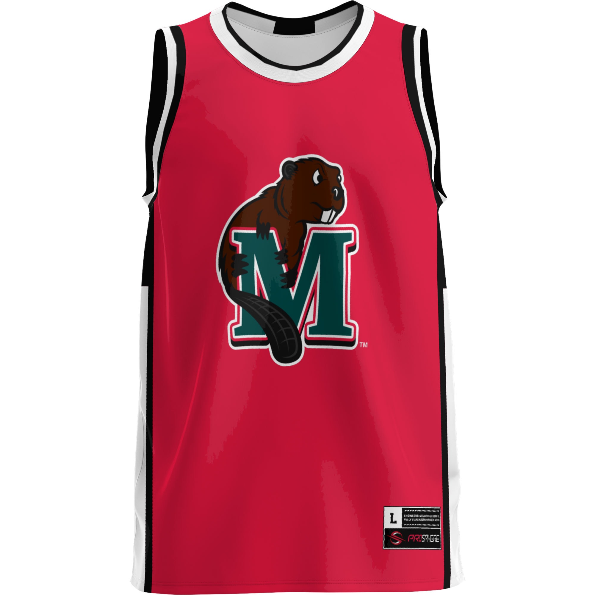 [DDG] Minot State Beavers GameDay Greats Lightweight Basketball Jersey - Red