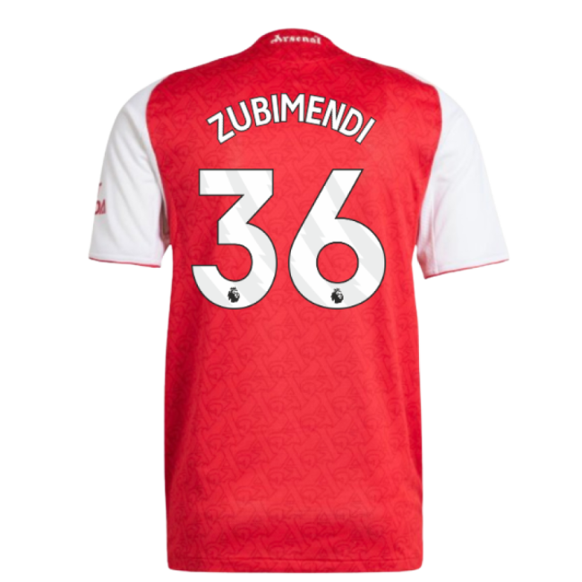 Arsenal Arsenal Authentic Home Shirt Zubimendi #36 Premium Quality...
