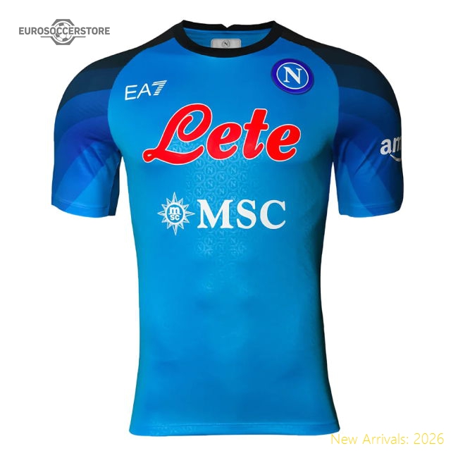 Authentic Napoli Home Jersey 2022-2023 Breathable Adidas Climacool