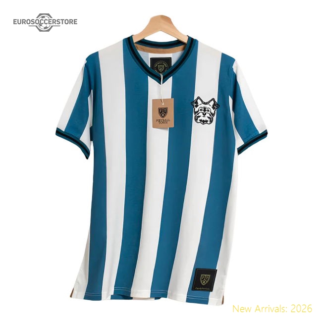 Premium Huddersfield The Terrier Home Retro Football Shirt - Premium