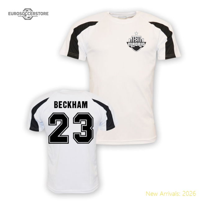 David Beckham Real Madrid Sports Training Jersey (white)
