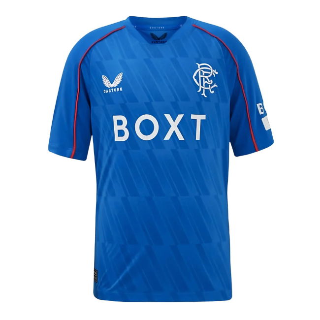 Glasgow Rangers Home Uniform D. Costa #19 Affordable Licensed Pr (v5)