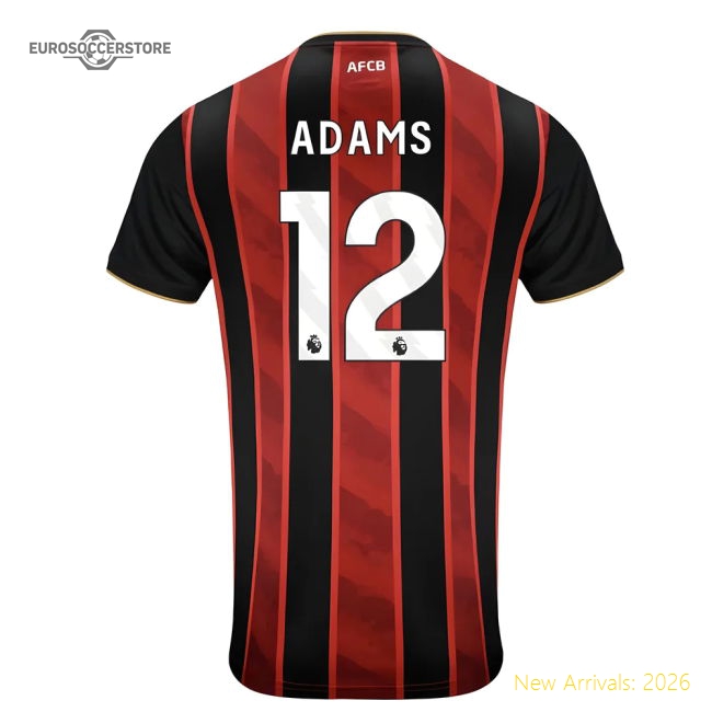 Match-ready English Football Bournemouth Adams Jersey Puma Drycell