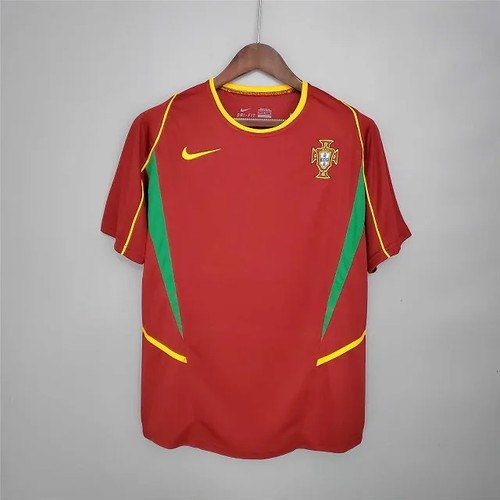 Official Portugal 2002 Home - Football Fashion - Soft Cotton
