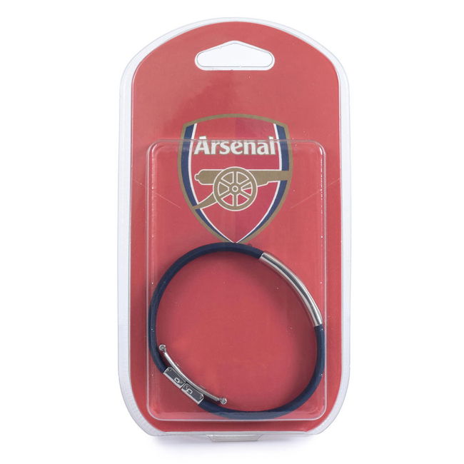 Arsenal FC Navy Silicone Bracelet (Fan Favorite)
