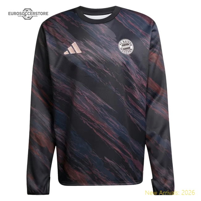 2025-2026 Bayern Munich Pre-match Warm Top (black) - Cost-effective
