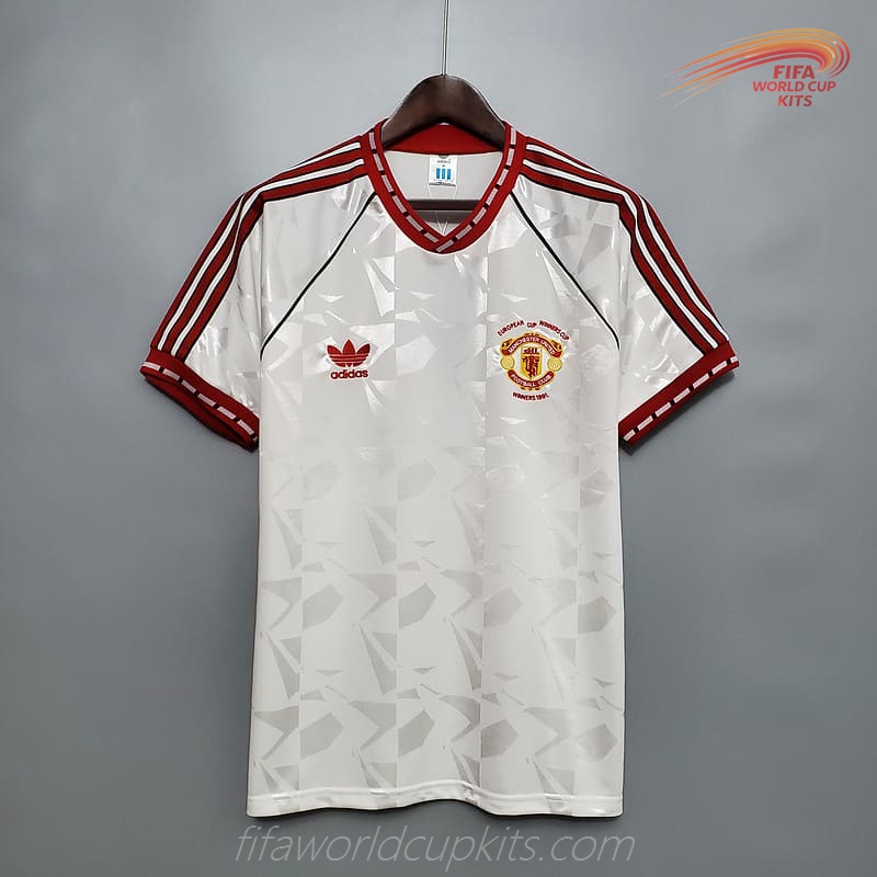 Secondary Soccer Uniform of Manchester United 90-91 season