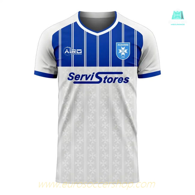 Auxerre 2025-2026 Home Concept Football Kit (Airo) - Womens