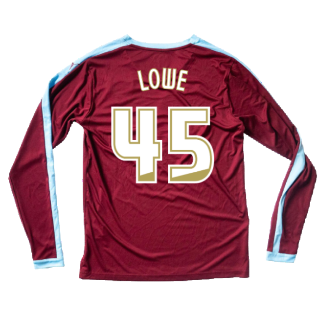 Committed Burnley Long Sleeve Home Shirt Excellent S Lowe #45 Prof...
