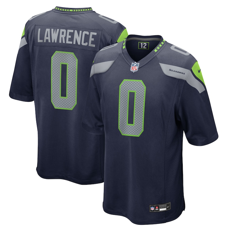 None DeMarcus Lawrence SEA Seahawks High-Quality Game Jersey