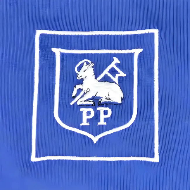 Adult Preston North End 60's Away Royal Retro Football Shirt
