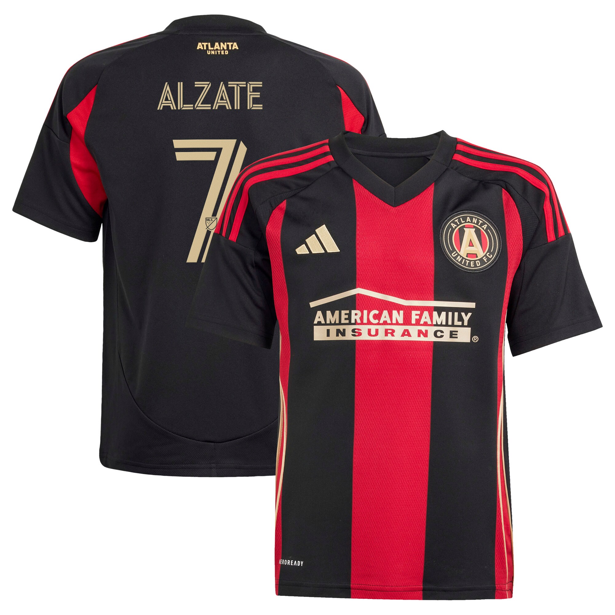 [JED] Steven Alzate Atlanta United FC Youth The Connector Replica Jersey - Black