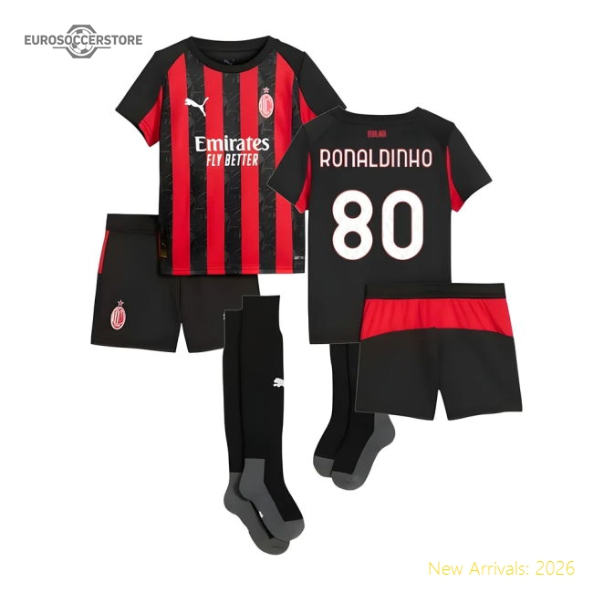 Comfortable Football Team Mini Jersey Ronaldinho 2025-2026 Drycell