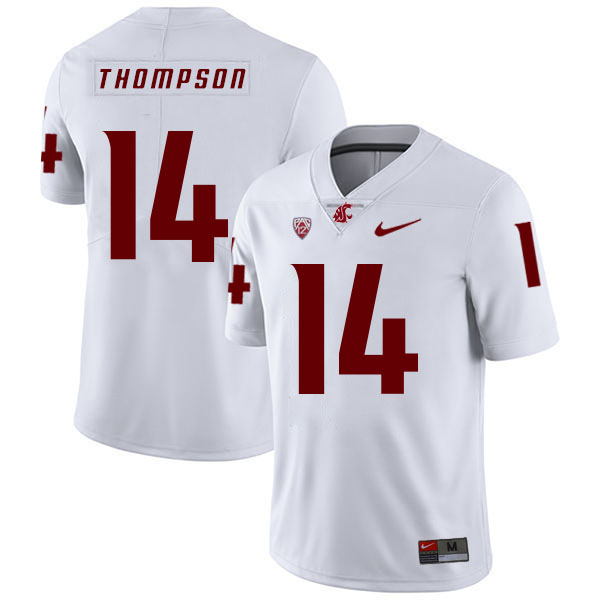 Men's None White 2024 authentic Jack Thompson #14 away jersey Jersey