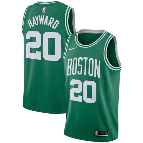 CEL Gordon Hayward #20 Elite 2024 Icon NBA Swingman Jersey Green