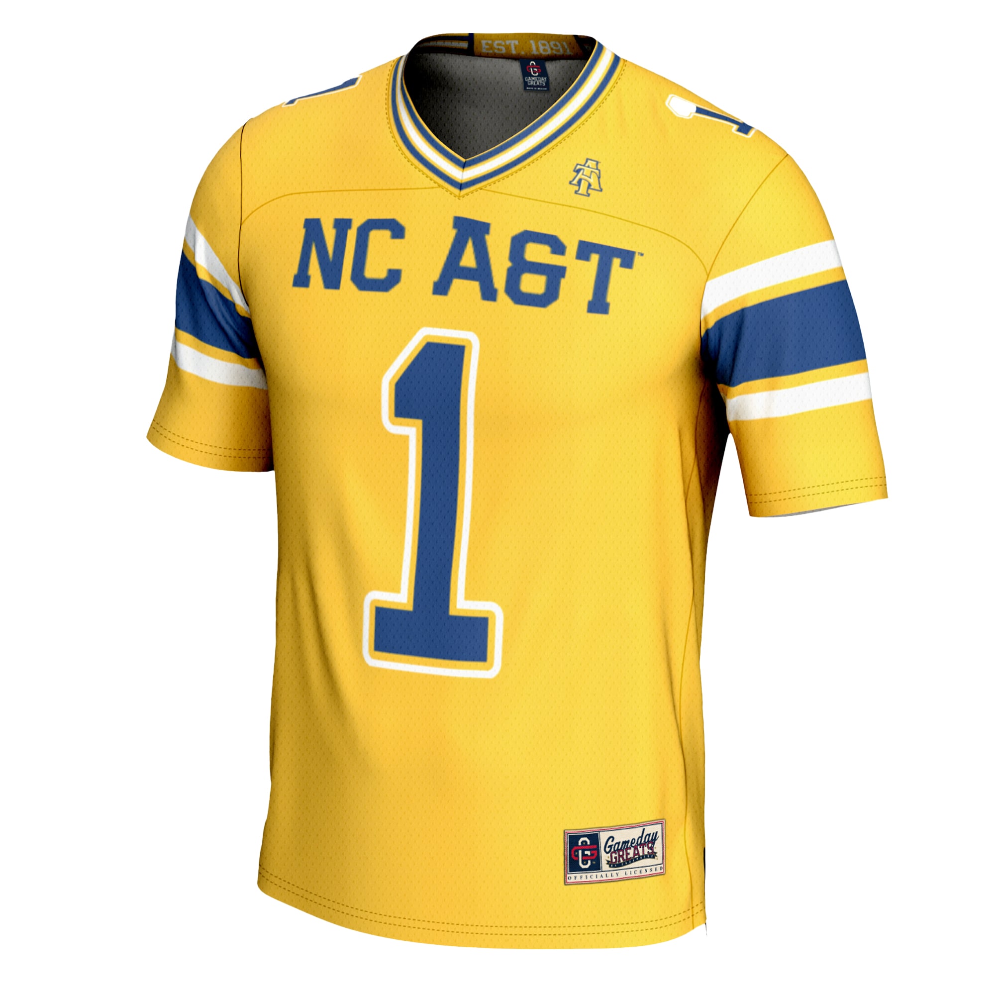 #1 North Carolina A&T Aggies GameDay Greats Youth 2026/2027 Football Jersey - Gold