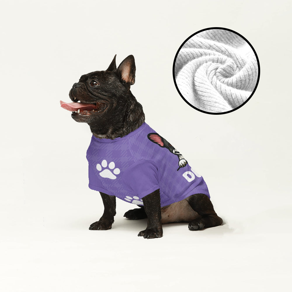 Trendy Patric - Personalized Wool Sweater For Frenchies for Pet Stylish