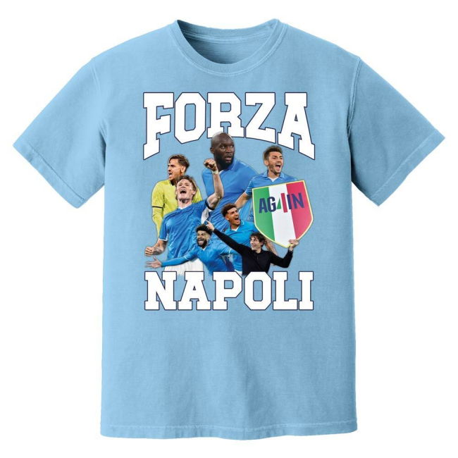 Forza Napoli Campioni football T-Shirt (Adult