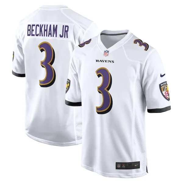 Baltimore Ravens Game NFL Jersey - White | High-Quality Football Ap...