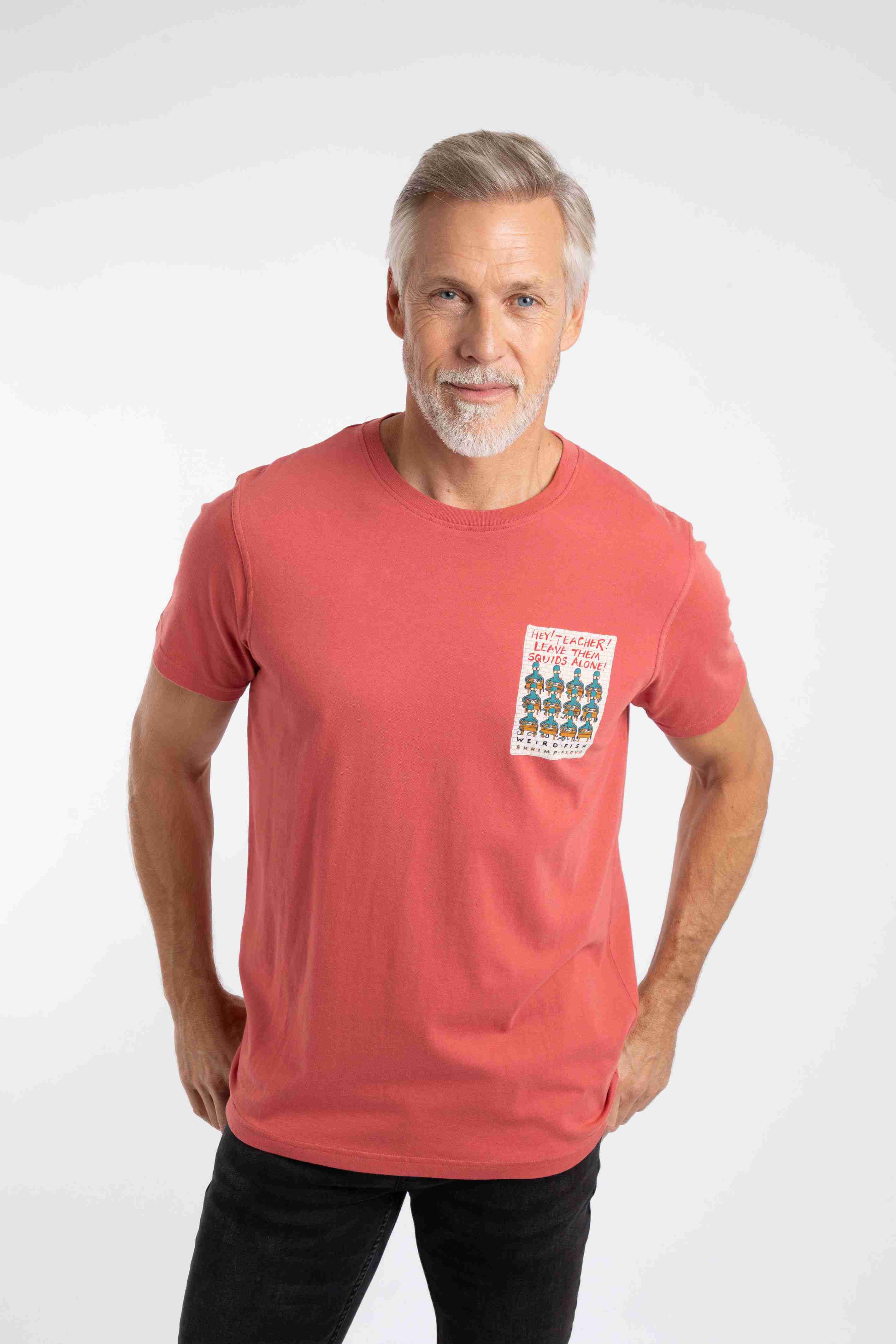 Hey Teacher Back Print Artist T-Shirt Nantucket