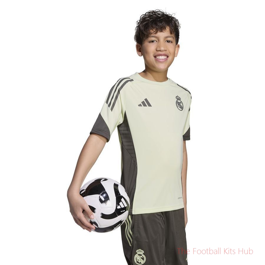 Real Madrid Training T-Shirt Tiro 25 - Almost Lime Kids
