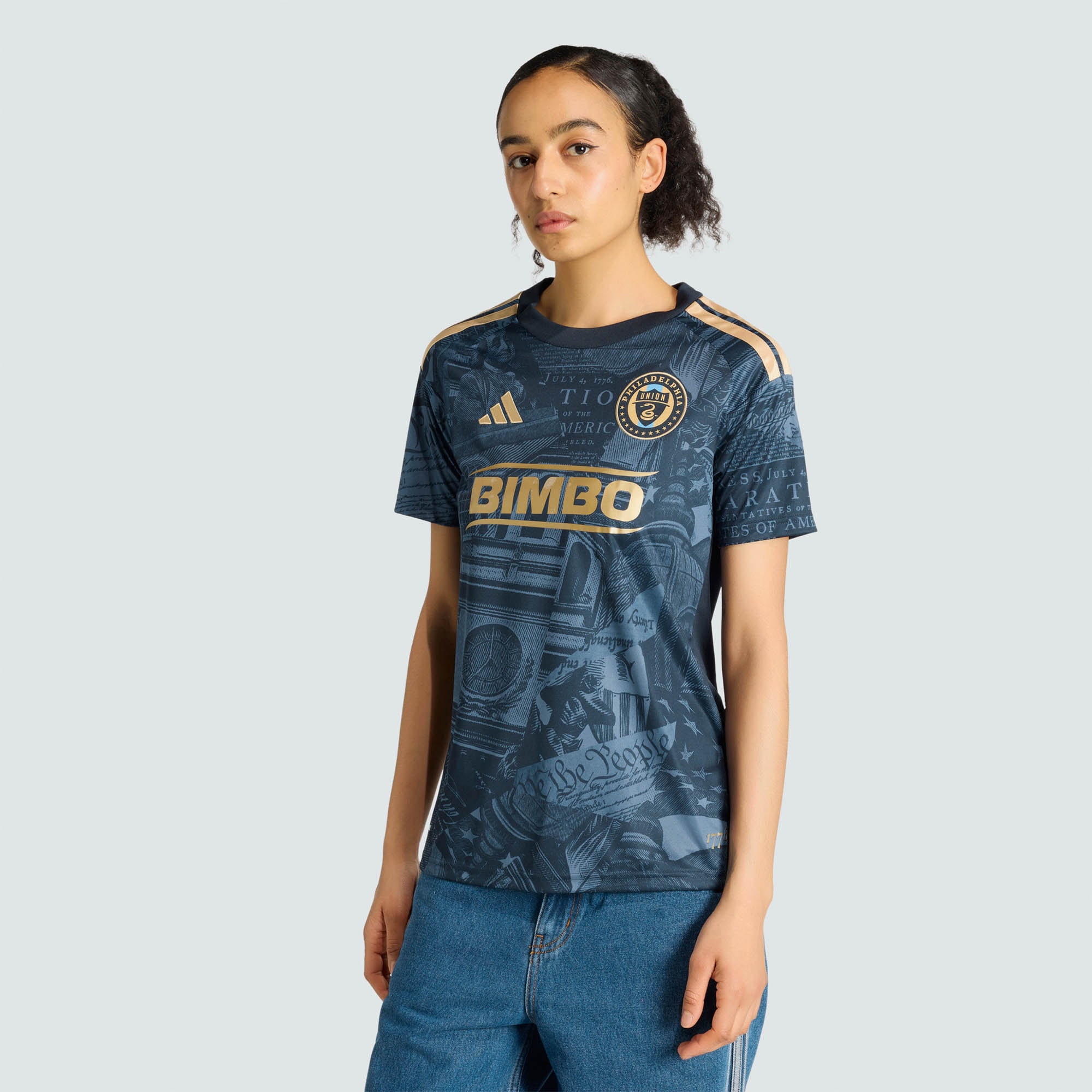 [ESK] Youth Philadelphia Union Women's 2026 1776 Kit Replica Jersey - Navy