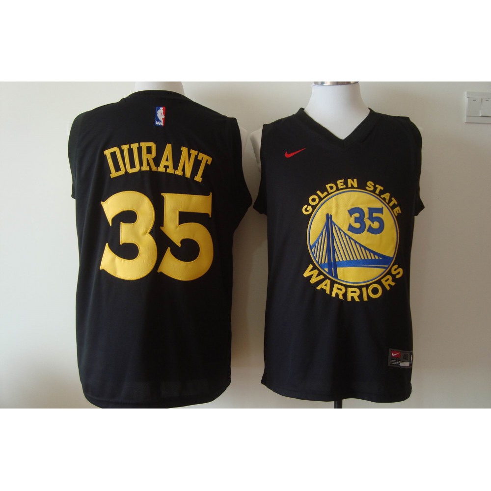 Pro Grade Kevin Durant35 Golden State Warriors Jersey Black -