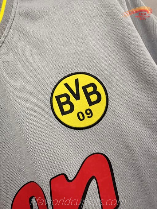 Dortmund 99-00 Away Grey Football Kit