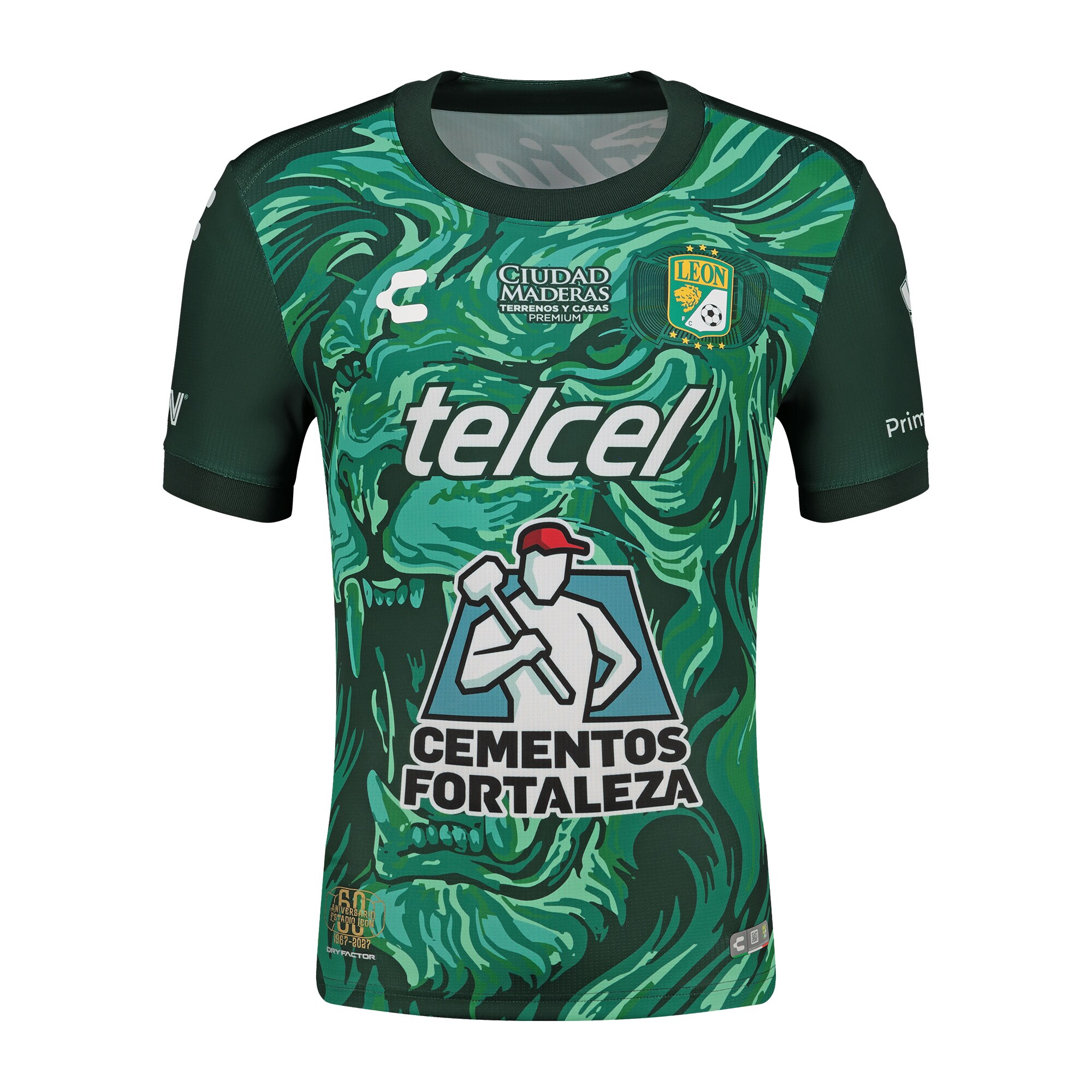 [SJH] Club Leon Charly 2026/27 Home Authentic Jersey - Green