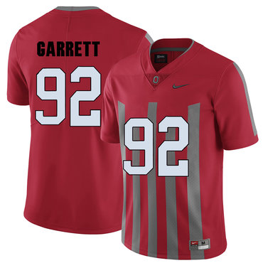 comfortable Men's Ohio St Buckeyes Haskell Garrett #92 Red 2024