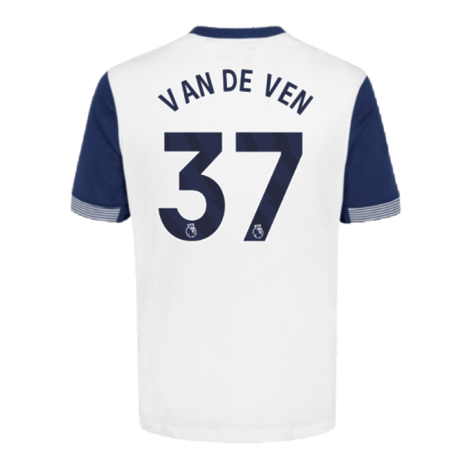 Tottenham 2024-20 Home Shirt Van De Ven #37 M S