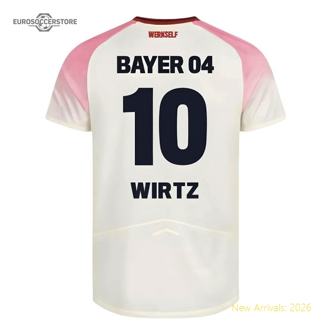 Bayer Leverkusen 2024-25 Away Fan Version For Kids (Wirtz Match