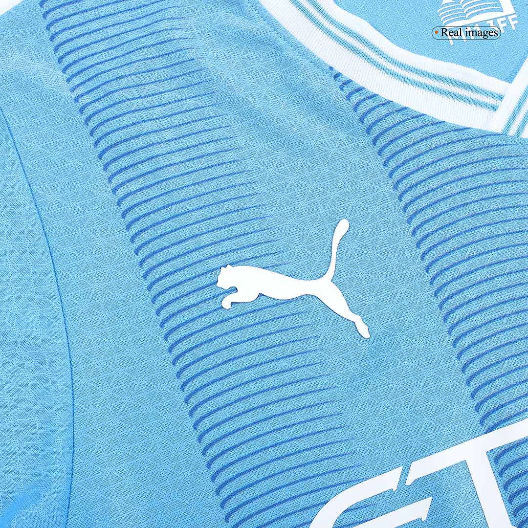 Player Version Manchester City Home Soccer Jersey 2023/24Authentic Kit