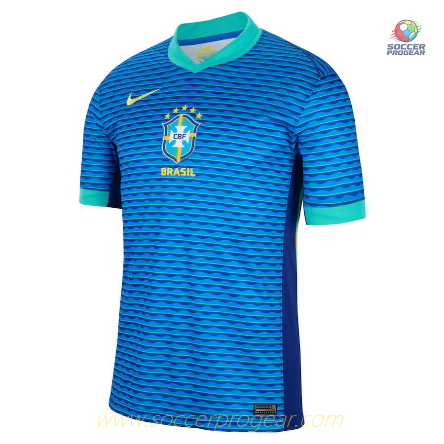 Children's Brazil Away Soccer Shirt 2024/25 Collection