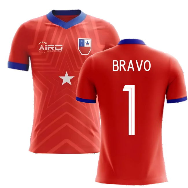 Professional 2025-2026 Chile Home Concept Football Shirt (Bravo 1) -