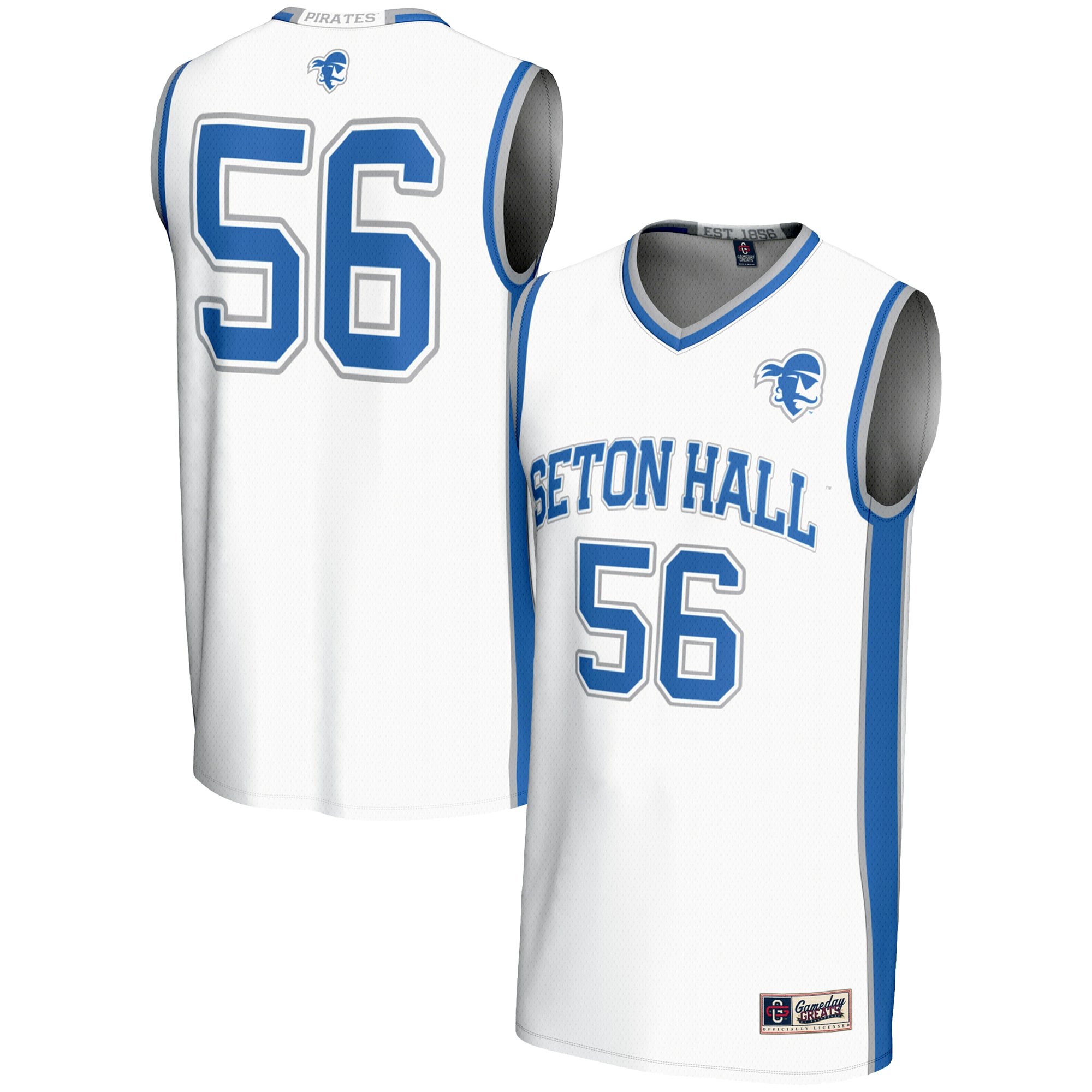 [NJP] Seton Hall Pirates GameDay Greats Youth Lightweight Basketball Jersey - White