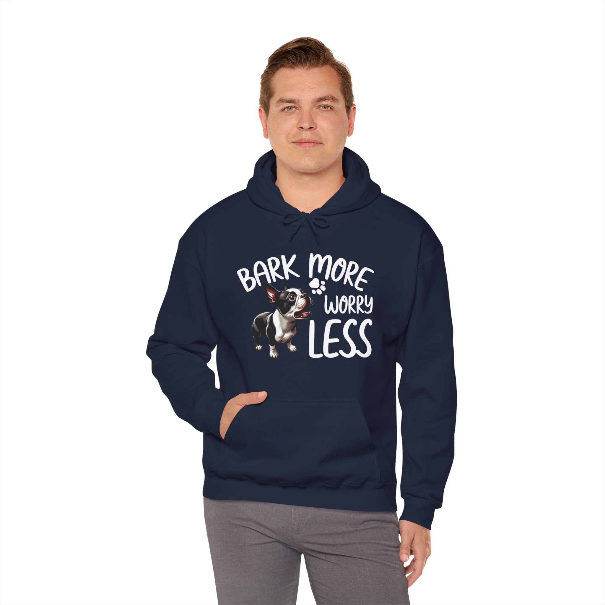 Bulldog Themed Unisex Hoodie For Boston Terrier Lovers For Dog Lovers