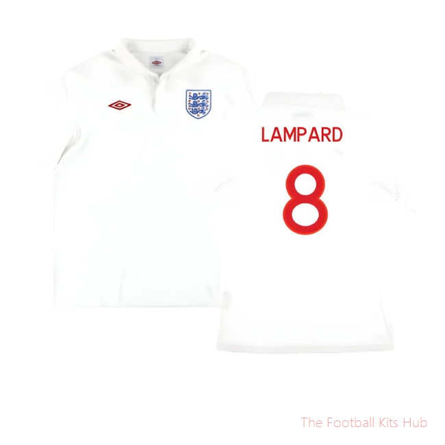 England 2009-10 Home Shirt (L) (Good) (Lampard 8)