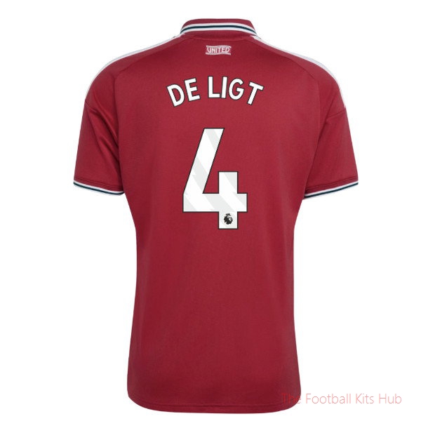 Replica Breathable Man Utd 2026-2027 Home Shirt (De Ligt 4)