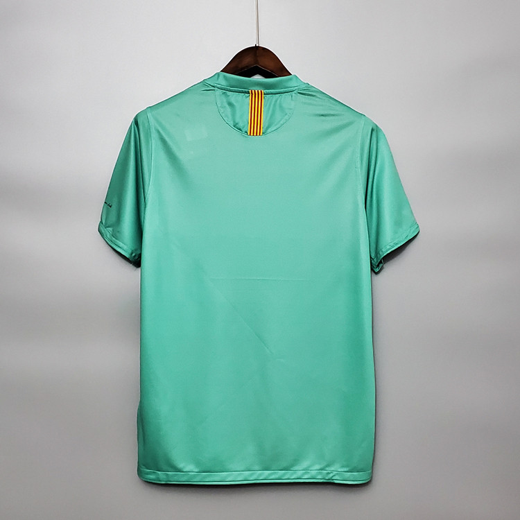 Barcelona FC 1011 Green Retro Shirt - Official Replica 12086