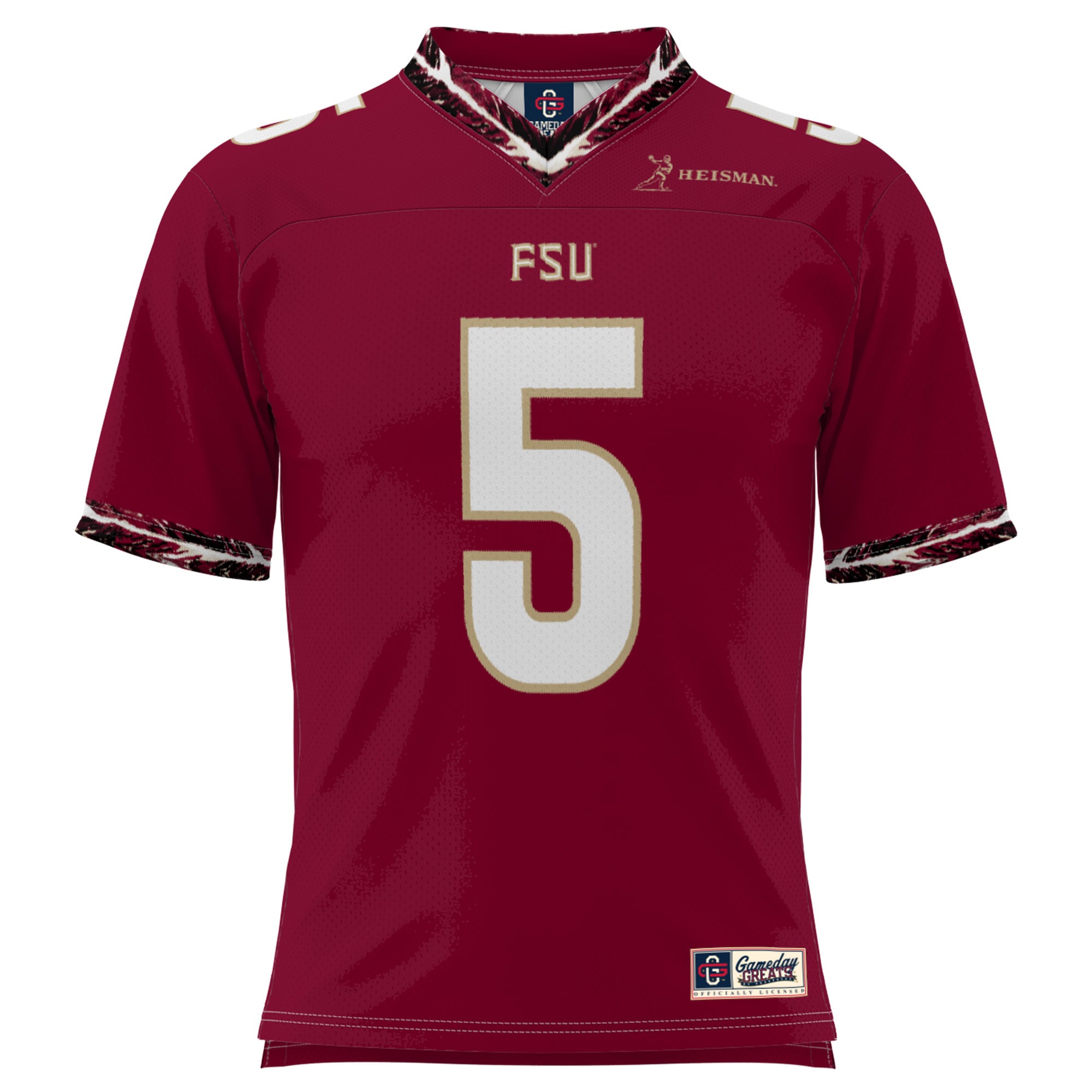 Men's Jameis Winston Garnet Florida State Seminoles Heisman Football Jersey