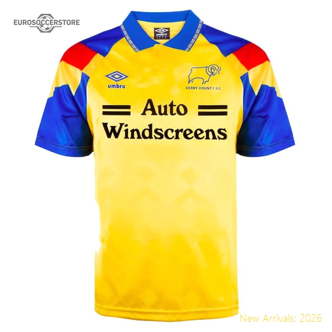 Premium-grade Derby County 1992 Away Umbro Shirt (rooney 32)
