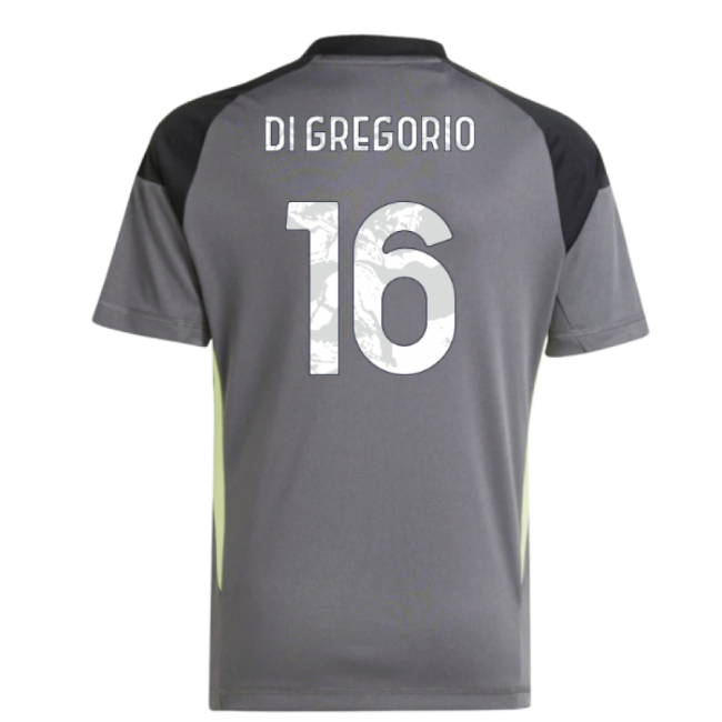 2025-2026 Juventus Home Goalkeeper Shirt (Grey) - Kids (Di Gregorio 16)