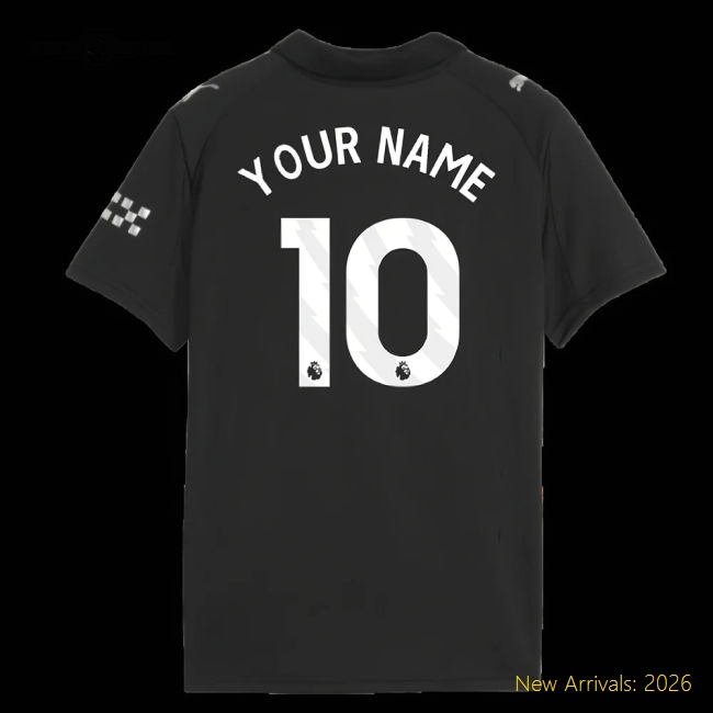 High-quality Man City Kids Jersey 2025-2026 Quick-dry Quick-dry